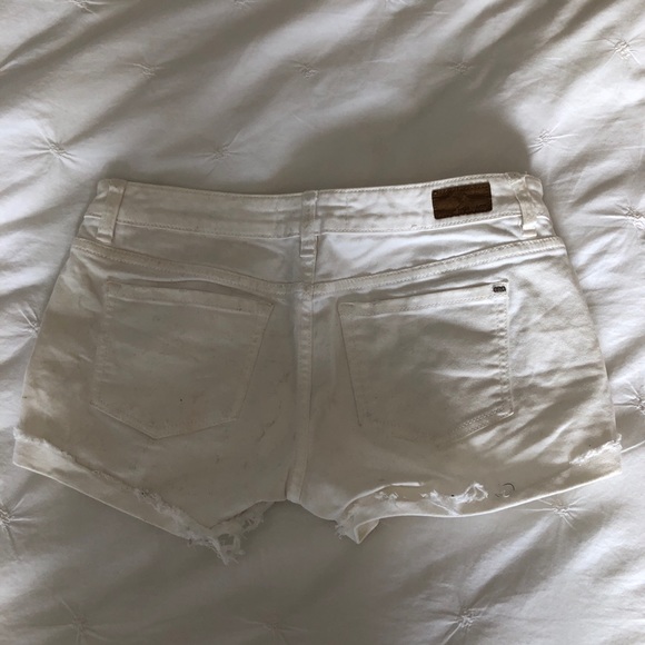 White jean shorts - Picture 3 of 3